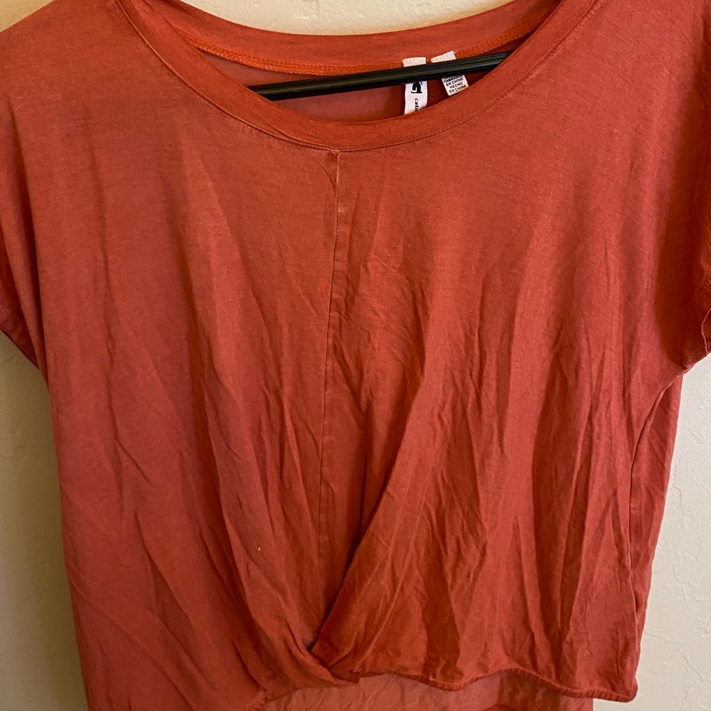 Bright burnt orange